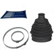 KIT FUELLE TRANSMISION LADO RUEDA CON 2 ABRAZADERAS + GRASA VOLKSWAGEN CADDY/GOLF/POLO (FUELLE + GRASA+ 2 ABRAZADERAS)