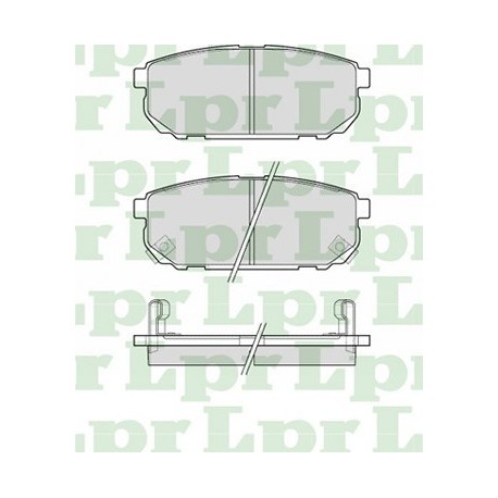 PASTILLAS DE FRENO KIA SORENTO 2.4 2.5 3.5 02/ - TRASERA