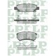 PASTILLAS DE FRENO CHRYSLER SEBRING JEEP COMPASS PATRIOT MITSUBISHI LANCER OUTLANDER NISSAN X-TRAIL 06/ - TRASERA