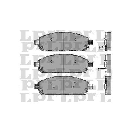 PASTILLAS DE FRENO JEEP COMMANDER GRAND CHEROKEE III IV 05/ - DELANTERA