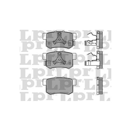 PASTILLAS DE FRENO HONDA ACCORD VIII TOURER 2.4 08/ CR-V 05/ FR-V 05/ - TRASERA