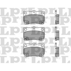 PASTILLAS DE FRENO LEXUSGS430/300/450/IS220 - TRASERA