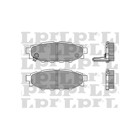 PASTILLAS DE FRENO SUBARU FORESTER IMPREZA LEGACY OUTBACK - TRASERA