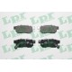 PASTILLAS DE FRENO HONDA CITY CIVIC CR-X III DEL SOL 1.6 16V FIT INTEGRA JAZZ WR-V - TRASERA