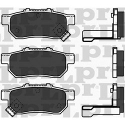 PASTILLAS DE FRENO HONDA CITY CIVIC CR-X III DEL SOL 1.6 16V FIT INTEGRA JAZZ WR-V - TRASERA