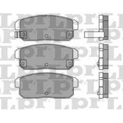 PASTILLAS DE FRENO MAZDA/SUZUKI RX8/IGNIS - TRASERA