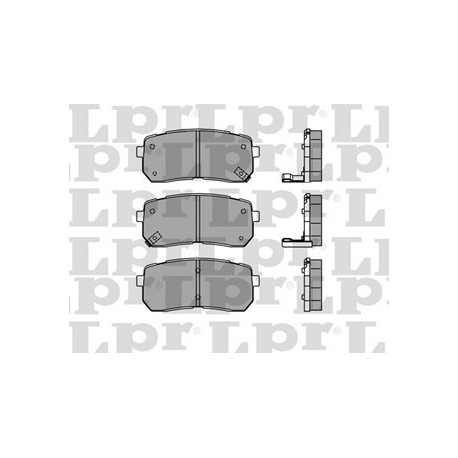 PASTILLAS DE FRENO HYUNDAI H1 II 2.5 CRDI IX55 VERACRUZ JAC T8 KIA CARNIVAL III 2.9 CRDI 06/ - TRASERA