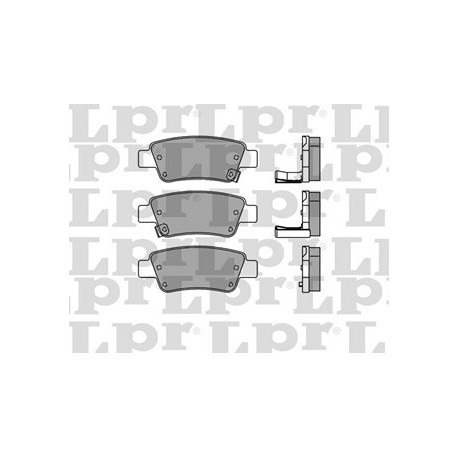 PASTILLAS DE FRENO HONDA CR-V III - IV - TRASERA