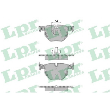 PASTILLAS DE FRENO BMW SERIE 7 730 X5 X6 - TRASERA