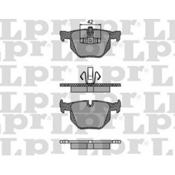 PASTILLAS DE FRENO BMW SERIE 3 320 323 325 330 335 05/08 - TRASERA