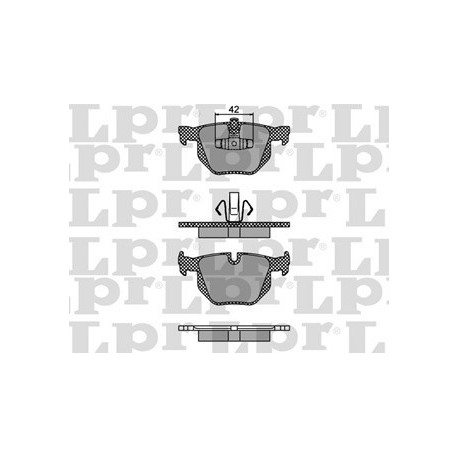 PASTILLAS DE FRENO BMW SERIE 3 320 323 325 330 335 05/08 - TRASERA
