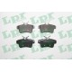 PASTILLAS DE FRENO CITROEN C4 PEUGEOT 308 3008 5008 RCZ VOLKSWAGEN SCIROCCO - TRASERA