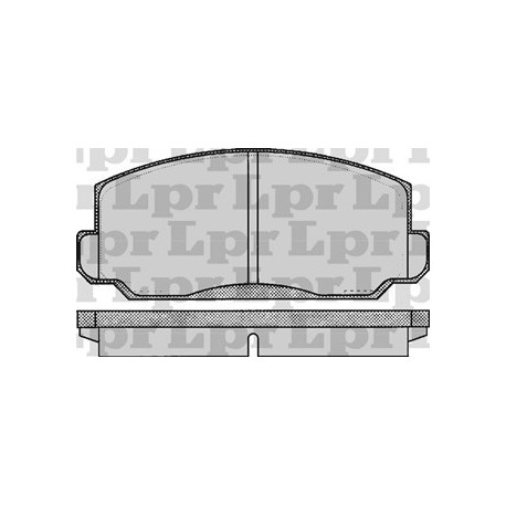 PASTILLAS DE FRENO DAIHATSU CHARMANT HONDA ACCORD TOYOTA CARINA CELICA CORONA - DELANTERA