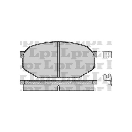 PASTILLAS DE FRENO MAZDA 929 MITSUBISHI SAPPORO STARION TOYOTA CRESSIDA PICK UP - DELANTERA