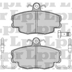 PASTILLAS DE FRENO FIAT DUNA UNO PEUGEOT 205 RENAULT EXPRESS FUEGO MEGANE R9 R11 R18 R19 - DELANTERA