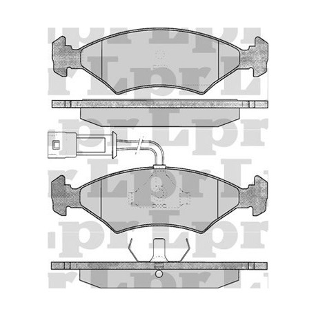PASTILLAS DE FRENO FORD ESCORT SIERRA - DELANTERA
