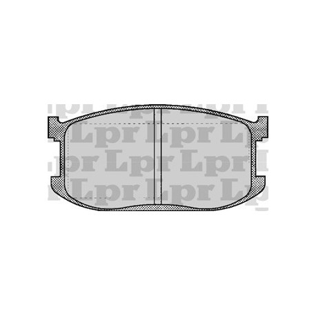 PASTILLAS DE FRENO FORD LASER MAZDA 323 - DELANTERA