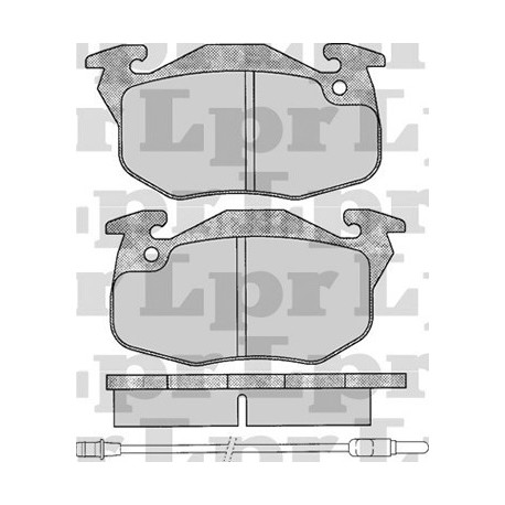 PASTILLAS DE FRENO PEUGEOT 106 205 405 PARTNER RENAULT R9 R11 R919 CHAMADE CLIO EXPRESS - DELANTERA