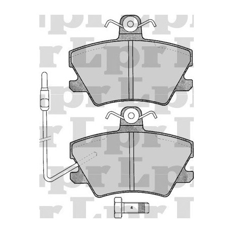 PASTILLAS DE FRENO RENAULT 5 ALPINE TURBO - DELANTERA