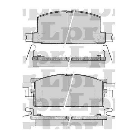 PASTILLAS DE FRENO ISUZU PICK UP - DELANTERA