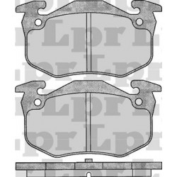 PASTILLAS DE FRENO PEUGEOT 206 RENAULT R19 IMPORTADO - TRASERA