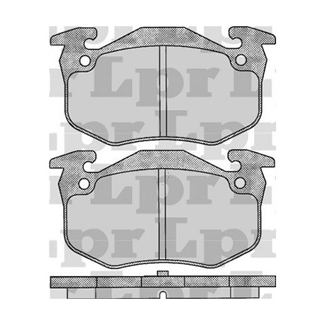 PASTILLAS DE FRENO PEUGEOT 206 RENAULT R19 IMPORTADO - TRASERA