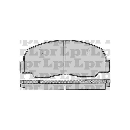 PASTILLAS DE FRENO DAIHATSU ROCKY MAZDA PICK UP - DELANTERA