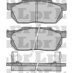 PASTILLAS DE FRENO HONDA ACCORD CIVIC INTEGRA PRELUDE 82/96 - DELANTERA