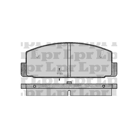 PASTILLAS DE FRENO MAZDA 626 91/96 - TRASERA