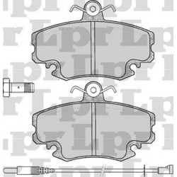 PASTILLAS DE FRENO PEUGEOT 206 1.9 GTI RENAULT CLIO R19 CHAMADE R21 SANDERO SYMBOL EXPRESS MEGANE SCENIC - DELANTERA