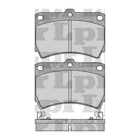 PASTILLAS DE FRENO FORD ESCORT 91/96 MAZDA 121 323 MX3 - DELANTERA