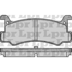 PASTILLAS DE FRENO MAZDA MX3 1.6 91/ - TRASERA