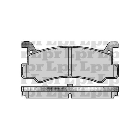 PASTILLAS DE FRENO MAZDA MX3 1.6 91/ - TRASERA