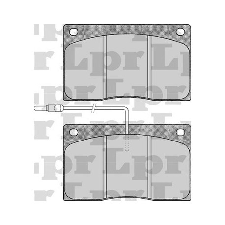 PASTILLAS DE FRENO JAGUAR XJ12 XJ35 XJ40 XJ6 RENAULT MASTER - DELANTERA