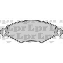 PASTILLAS DE FRENO CITROEN XSARA PEUGEOT 206 - DELANTERA