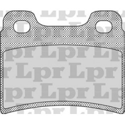 PASTILLAS DE FRENO FORD ESCORT XR3 ORION VOLKSWAGEN POINTER - TRASERA