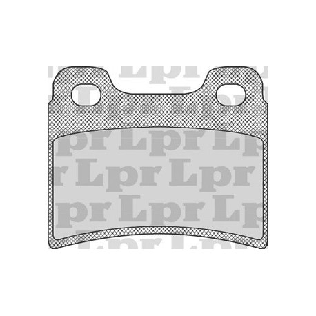 PASTILLAS DE FRENO FORD ESCORT XR3 ORION VOLKSWAGEN POINTER - TRASERA