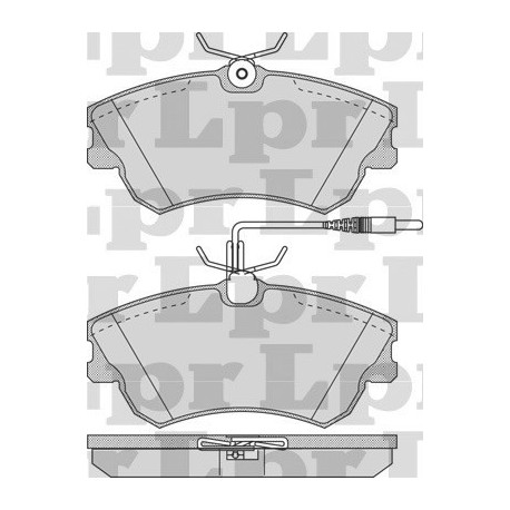 PASTILLAS DE FRENO RENAULT ESPACE - DELANTERA