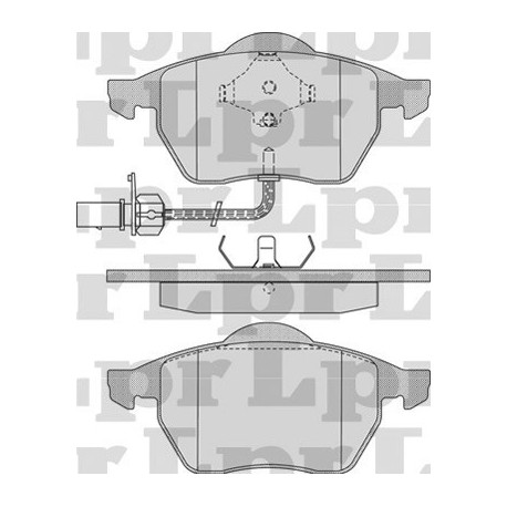 PASTILLAS DE FRENO AUDI A4 A6 - DELANTERA