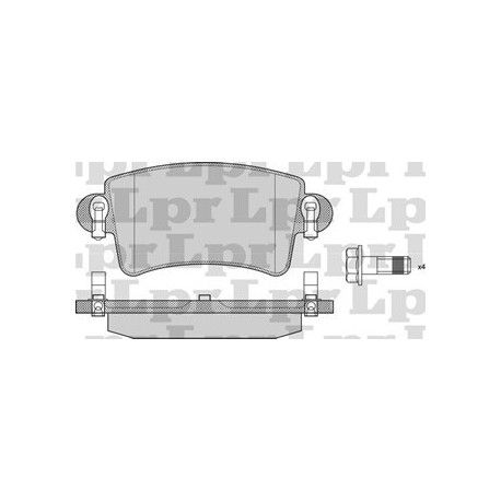 PASTILLAS DE FRENO CHEVROLET MOVANO RENAULT MASTER 1.9 - 2.2 - 2.5 DCI- 2.8D DTI - TRASERA