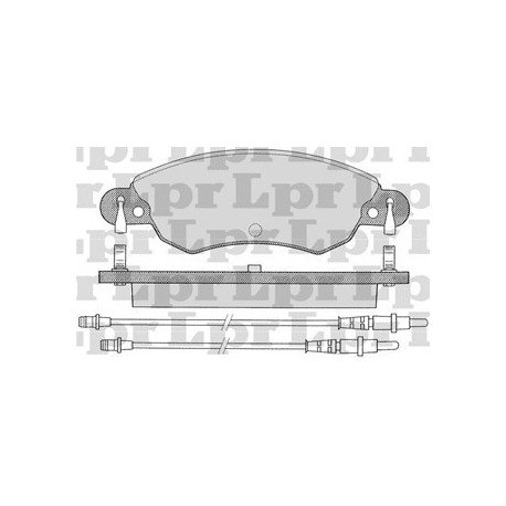 PASTILLAS DE FRENO CITROEN C5 1.8 16V - DELANTERA
