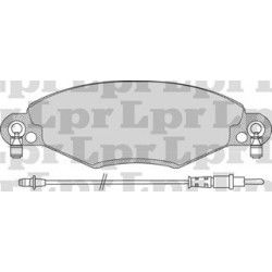 PASTILLAS DE FRENO CITROEN C5 2.2 HDI 3.0 V6 - DELANTERA