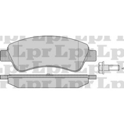 PASTILLAS DE FRENO CITROEN BERLINGO C-ELYSEE C3 C4 CACTUS XSARA PEUGEOT 206 208 307 2008 PARTNER - DELANTERA