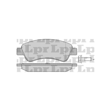 PASTILLAS DE FRENO CITROEN BERLINGO C-ELYSEE C3 C4 CACTUS XSARA PEUGEOT 206 208 307 2008 PARTNER - DELANTERA