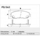PASTILLAS DE FRENO HONDA ACCORD 2.0 16V EX CIVIC - DELANTERA