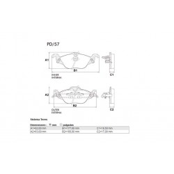 PASTILLAS DE FRENO CHEVROLET ASTRA 2.0 8V - DELANTERA
