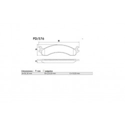 PASTILLAS DE FRENO DODGE: RAM 2500-3500 (00/02)- EJE DELANTERO