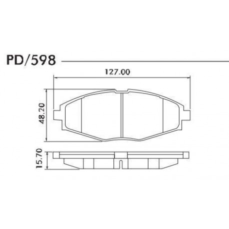 PASTILLAS DE FRENO CHERY QQ NEW QQ 11/14 CHEVROLET SPARK DAEWOO CIELO LANOS MATIZ 97/ - DELANTERA