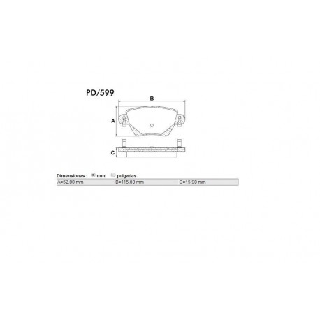 PASTILLAS DE FRENO FORD MONDEO 01/ JAGUAR X-TYPE 2.5 3.0 02/06 - TRASERA