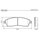 PASTILLAS DE FRENO FORD F100 4X2 3.9 XLT F250 F350 SUPER DUTY - TRASERA